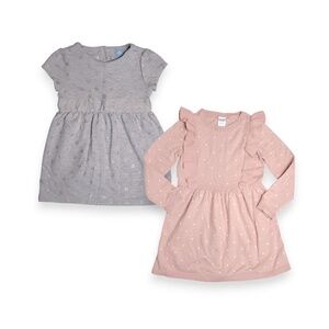 2-Pc Toddler Girl Holiday Christmas Dresses Set Size 3T